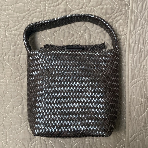 Massimo Dutti woven bag dark brown - Picture 6 of 12